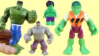 Hulk Family Superhero Robot Battle