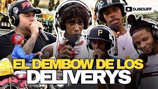 LOS DELIVERYS DEL COLMADO RAPIANDO CON DJ SCUFF