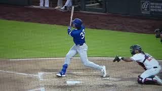 Oklahoma City OF James Outman hits home run over left field fence vs. Las Vegas