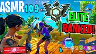 ASMR Gaming  Fortnite Ranked Elite Tryhard! Gum Chewing  Cozy Controller Sounds + Whispering 