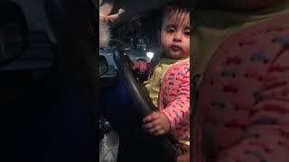 Watch me drive.. #babyonboard #funnyvideo #reels #viral #memes #babyvideos #driving #laughingbaby