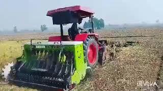 Super Seeder on Mahindra 575