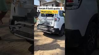 Mahindra की मज़बूती || ScorpioN #shorts #viral #scorpion #mahindra #buildquality