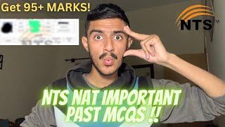 NTS NAT IMPORTANT PAST MCQs || How to Prepare NTS NAT test? || Tips to solve Nts