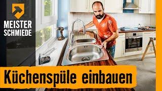 Küchenspüle einbauen | HORNBACH Meisterschmiede