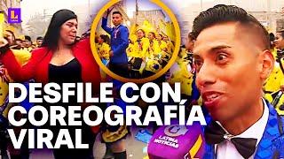 Conoce la espectacular presentación del desfile escolar que es viral en redes sociales