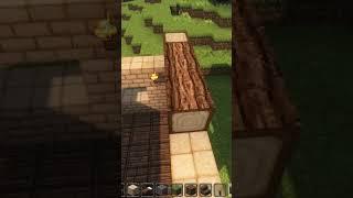 SIMPLE FIRST HOUSE #minecraft #shorts #gaming #youtube
