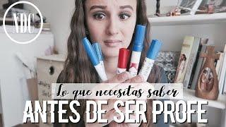 SER PROFESORA (mi experiencia) | Nideconi