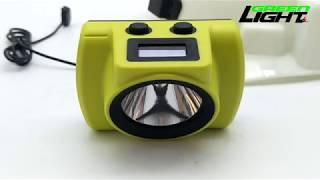 New Wireless cap lamp GLC-6S for underground miners lighting safety,18000lux brightness waterproof