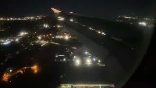 Night Landing in Atlanta (ATL) - American Airbus A319-112 (N725UW)