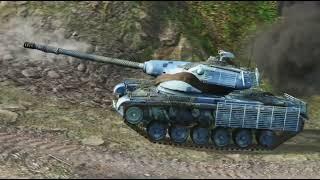 T54E1 Tank Action in MWT: Tank Battles