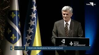 Profesor Fahrudin Rizvanbegović o Aliji Izetbegoviću - misliocu i državniku