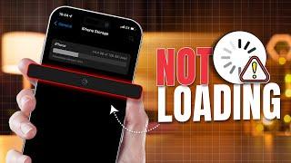 Fix iPhone Storage Not Loading | Stuck on Storage Loading Issue