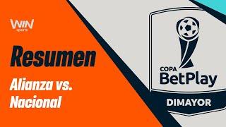 Alianza FC vs. Nacional (resumen y goles) | Copa BetPlay 2024 | Octavos de final - Partido ida