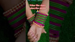 beautiful metal chudi set#youtube #Vinita Devi bangle set#please subscribe and share#