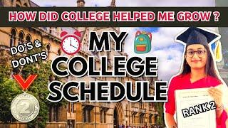 How did my college help me grow ? | My College Schedule | College Life | Xplore With Mansi