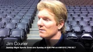 Jim Courier at Battle of the Champions - Pepsi Center 11.29.12