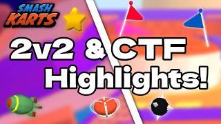 2v2 & CTF Highlights! | Smash Karts