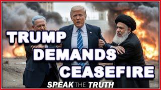 BREAKING: Trump DEMANDS CEASEFIRE | Iran and Israel War