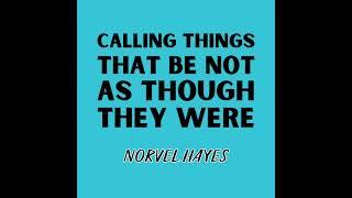 Calling Things That Be Not As Though They Were | Norvel Hayes (AUDIO ONLY)