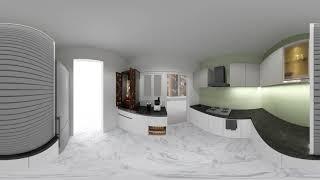 MR NITIN LAMBA - KITCHEN -  ALMOND GREEN
