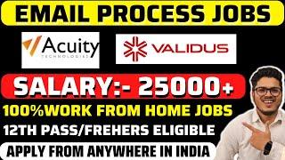 Work from home Email Process jobs | Operation jobs from home | Email process work | Pan India