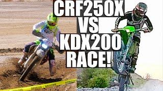 Which is Faster?! KDX200 & CRF250X