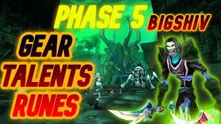 Bigshiv SOD phase 5 Best Rogue PvP TALENTS, GEAR AND RUNES