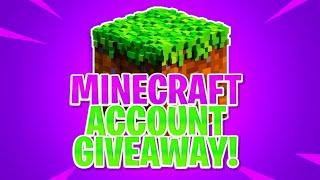 Free minecraft account giveaway for my viewers....