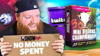 NO MONEY SPENT! MINI SEASONS CHAMPIONSHIP AND FREE PACKS! MLB The Show 24