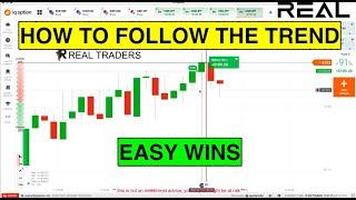 how to get easy wins with following the trend ? - candlestick psychology