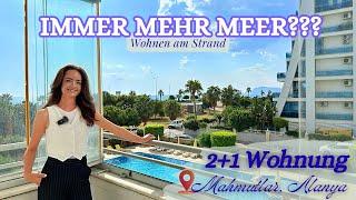 1. REIHE FÜR 135.000 €!? RIESEN WOHNUNG MIT POTENZIAL & MEERBLICK IN #MAHMUTLAR/#ALANYA #immobilien