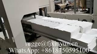 Automatic embossing napkin tissue paper folding machine