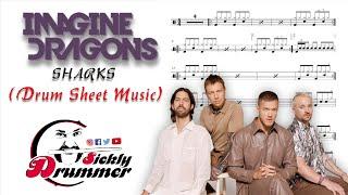 IMAGINE DRAGONS - SHARKS (DRUM COVER WITH DRUM SHEET)