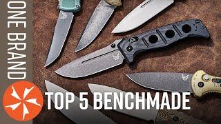 Top 5 Benchmade Knives - One Brand Collection Challenge