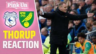 Johannes Hoff Thorup Reaction | Cardiff City 2-1 Norwich City | The Pink Un