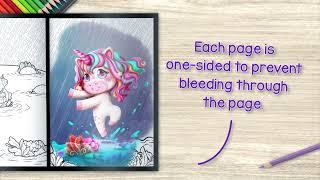 My Girly Unicorn Coloring Book VIDEO HD 2