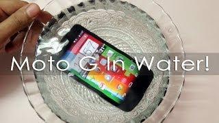 Moto G Goes in Water Will it Survive