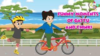 Funny Moments of Gattu and Chinki | English Moral Stories | English Animated | English Cartoon