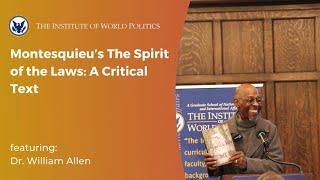 Montesquieu's The Spirit of the Laws: A Critical Text