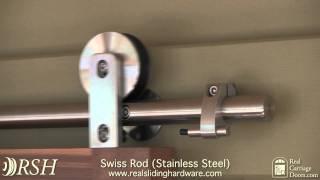 Stainless Steel Sliding Barn Door Hardware | Demonstration