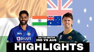 India vs Australia 3rd T20 match Highlights |Big rivalry India vs Australia Thriller match |