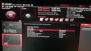 [FAST] Enable AMD-V on an MSI Motherboard (for vmware)