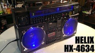 HELIX HX-4634 Boombox Sound Test