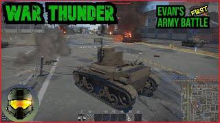 Lets Play Noob War Thunder Tank Battle Evan Storm's First Army Battle