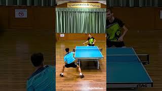 Good Rally Forehand vs Backhand  Topspin