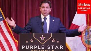 Florida Gov. Ron DeSantis Announces 176 More Schools Earning Purple Star Distinction