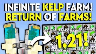 BEST 1.21 INFINITE KELP FARM! Minecraft Bedrock MCPE/Xbox/PS4/Nintendo Switch/Windows 10