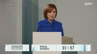 Maia Sandu vs Stoianoglo, despre datoria externă