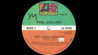 Phil Collins – Don't Lose My Number (Extended Version) (1985)